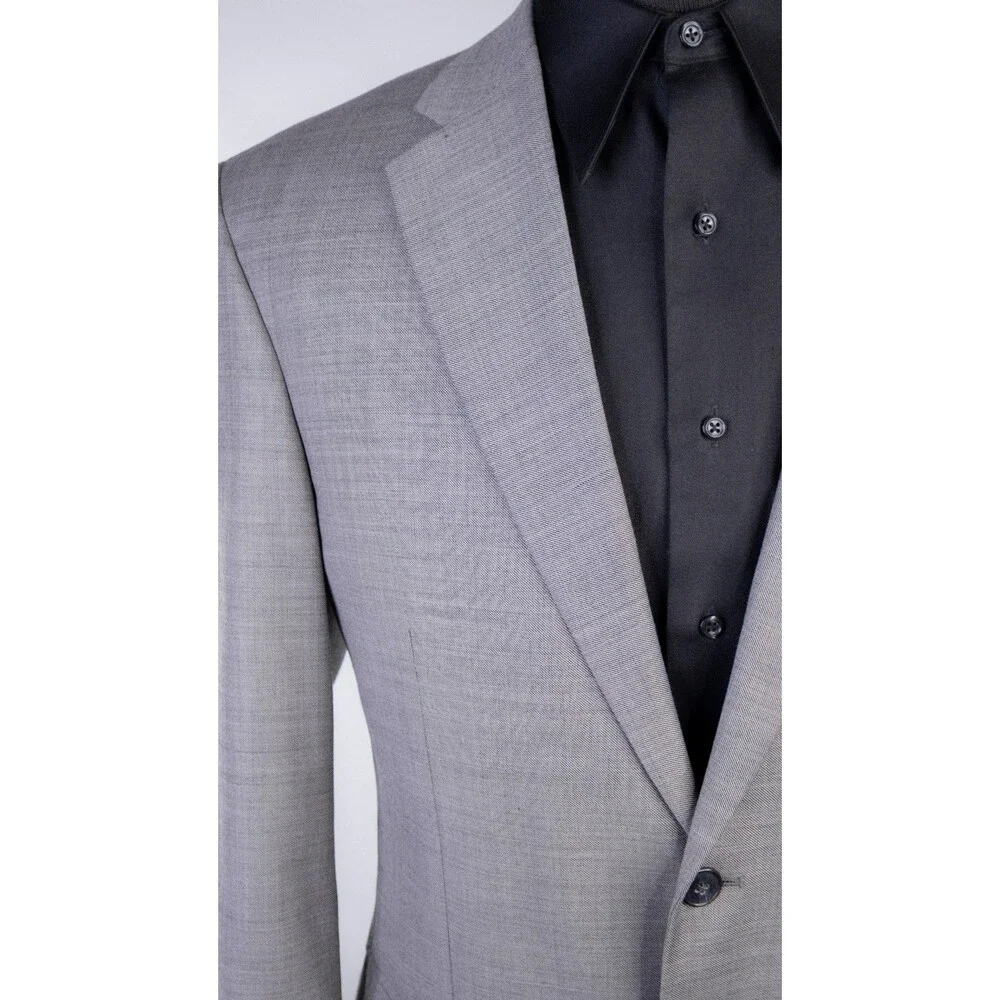 Jos. A. Bank Traveler's Blazer Sport Coat Sz 39R Wool Two Button Gray Jacket